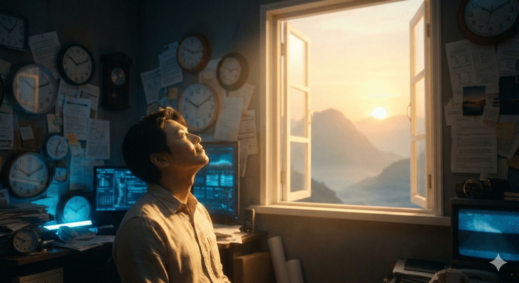 QUANDO O PASSAGEIRO SUFOCA O ETERNO